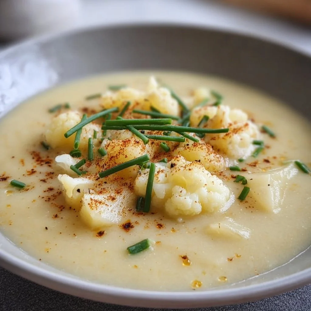 Blumenkohlsuppe – mit Kartoffeln, wie von Oma