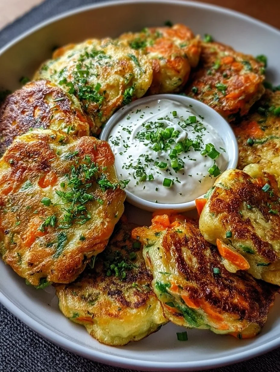 Gemüsepfannkuchen mit Kräuterdip: Ein Unglaubliches Ultimatives Rezept