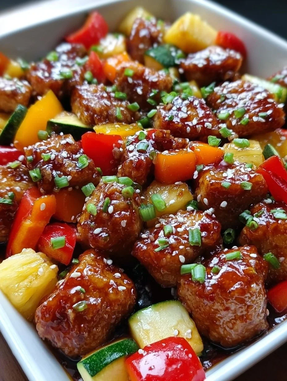 Hawaiian Blechpfannen-Hähnchen