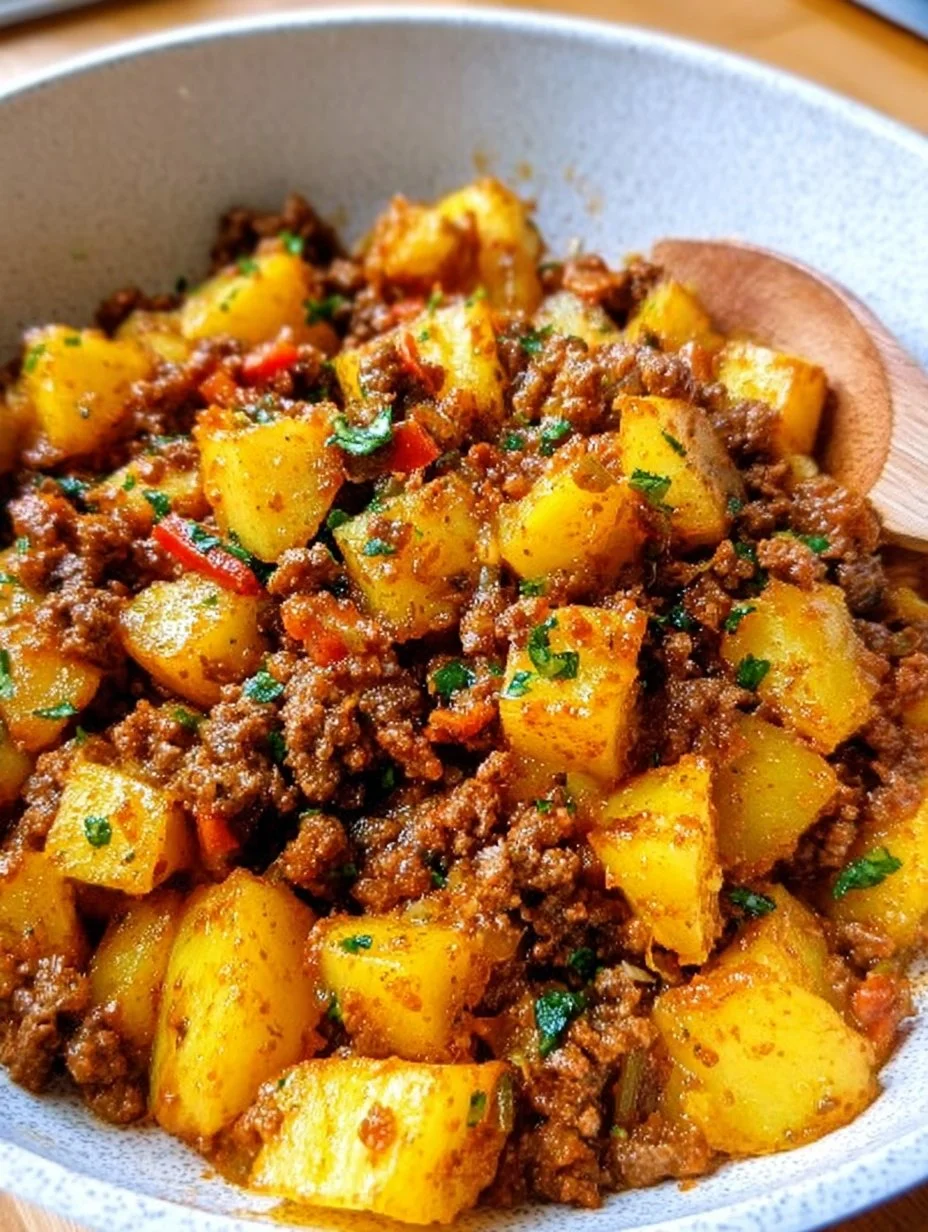 Kartoffel Hackfleisch Pfanne