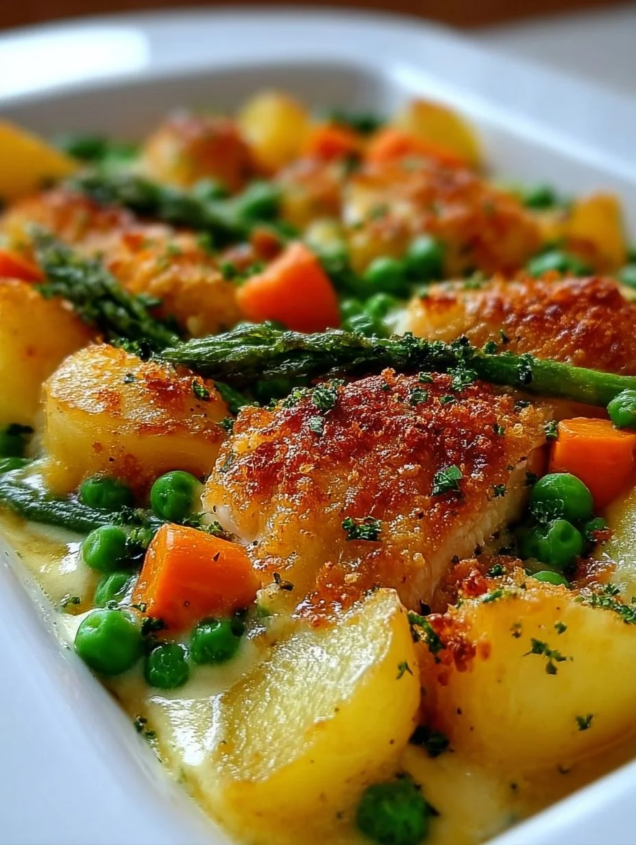Knuspriger Frühlingsauflauf