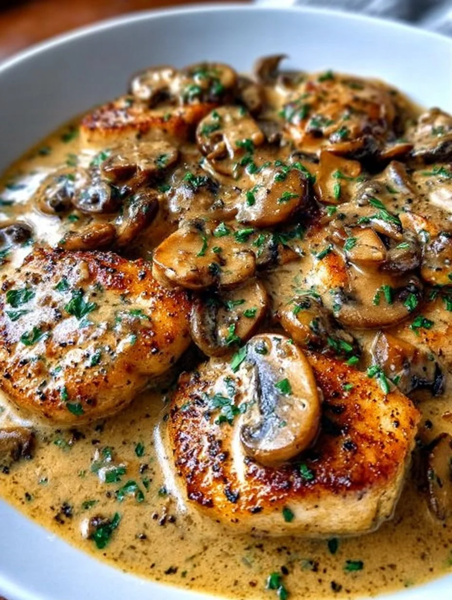 Low Carb Chicken Mushroom Pan