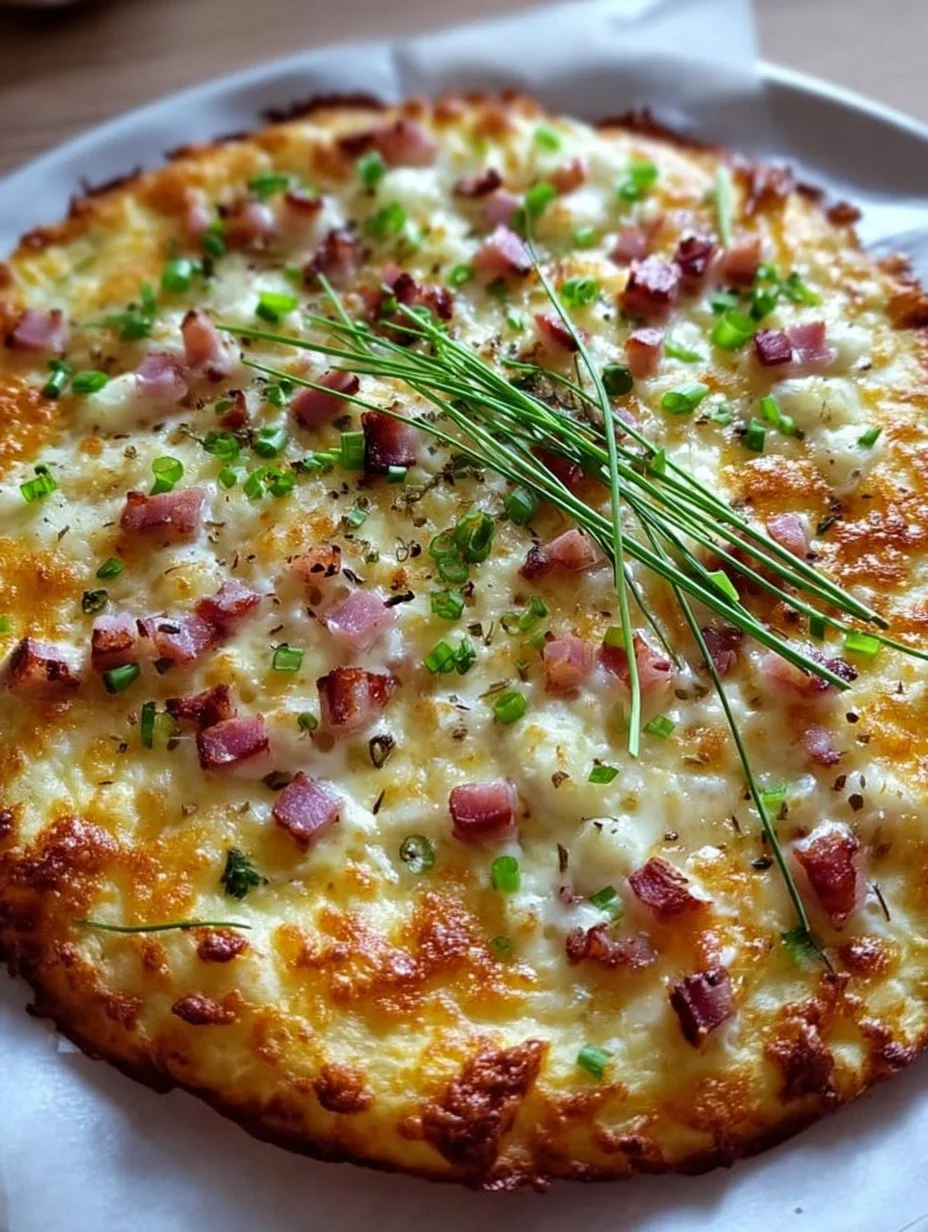 Low Carb Flammkuchen – einfach &amp; knusprig