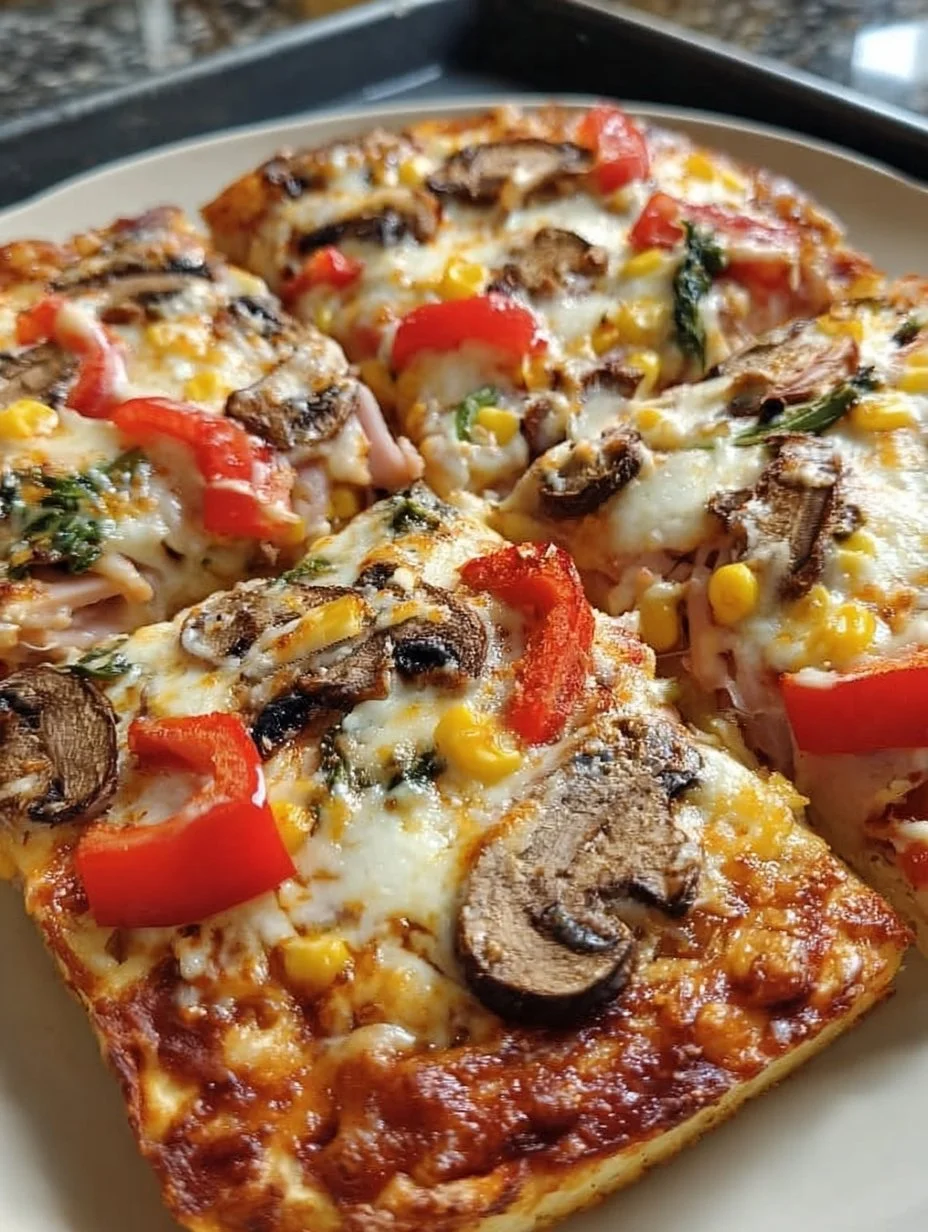 Low Carb Schüttelpizza für Genuss ohne Reue