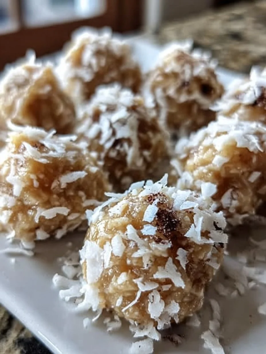 No-Bake Kokos-Kekse