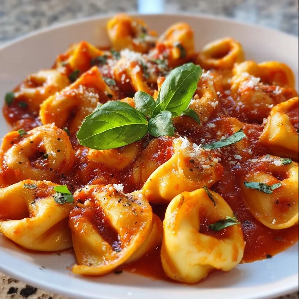 Tortellini mit Tomatensoße