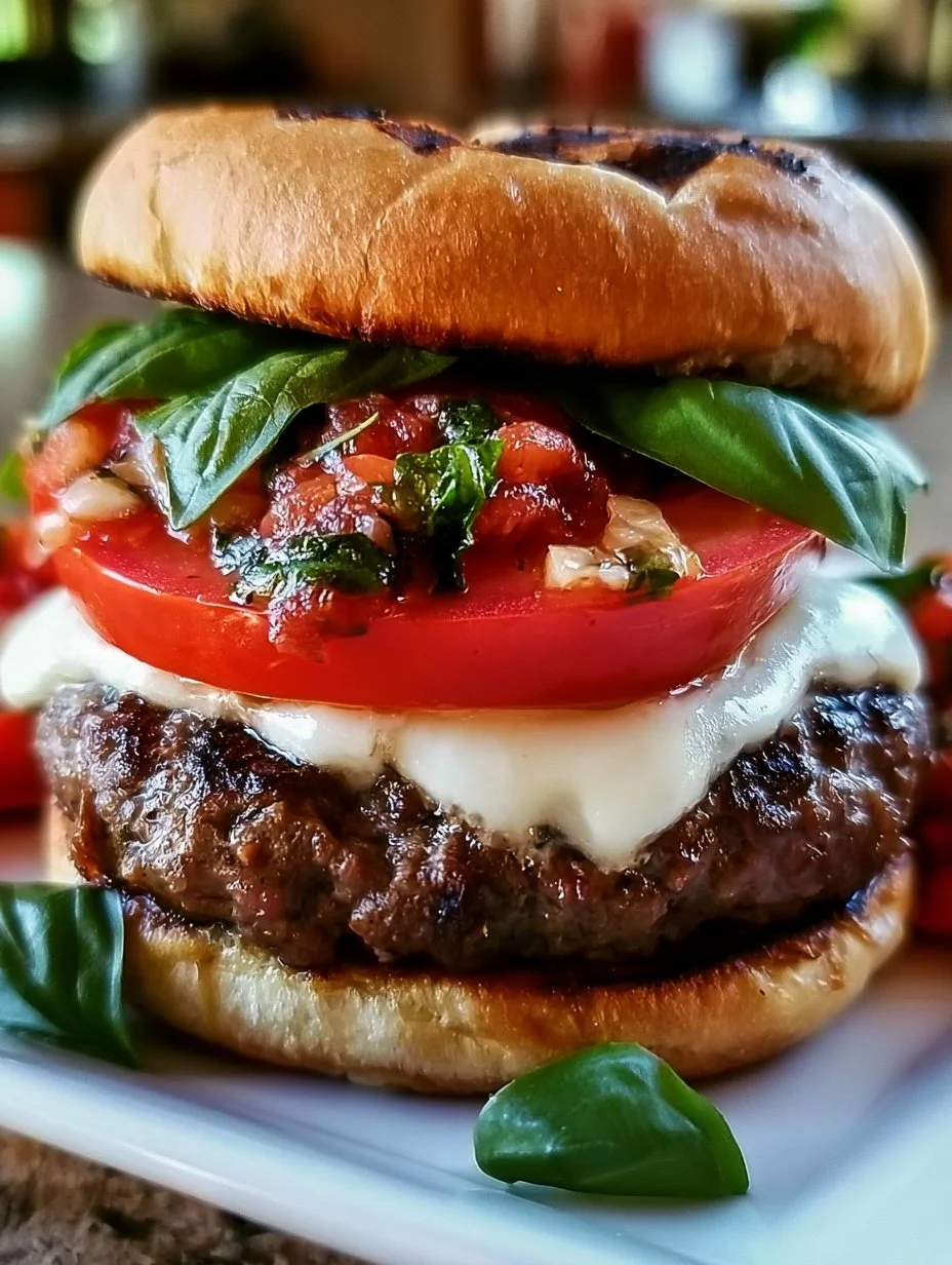 Bruschetta-Burger