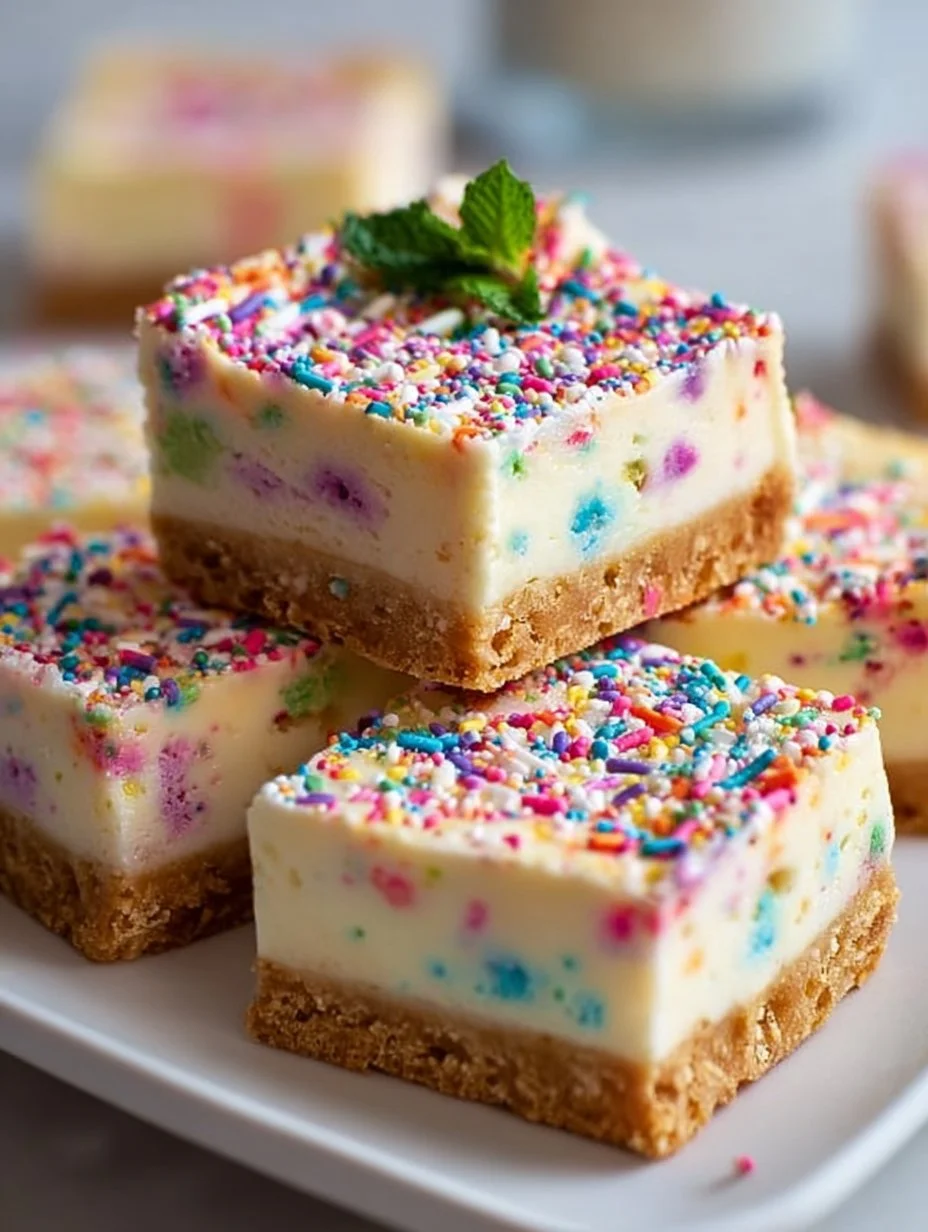 Funfetti-Käsekuchenriegel