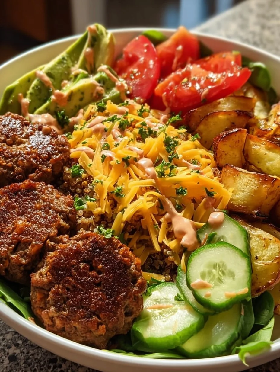 Köstliche Burger Bowls: Würziges Rezept für Genuss!
