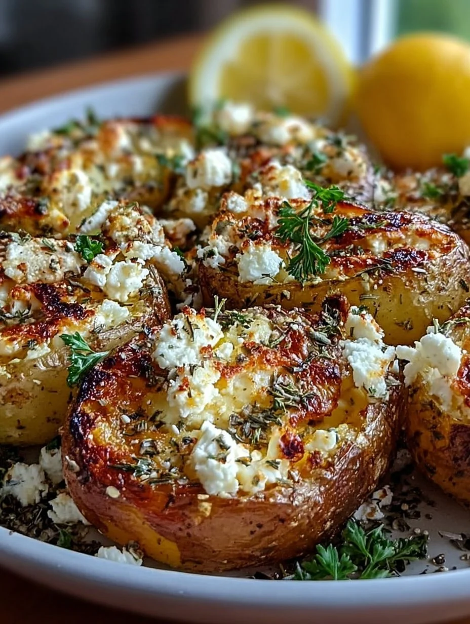 Pikante griechische Feta-Ofenkartoffeln: Ein Unglaublich Ultimatives Rezept für 4 Personen