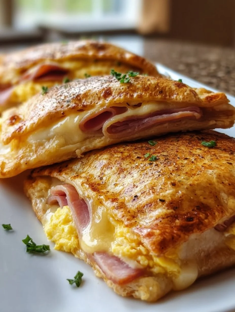 Rinderschinken Käse Taschen