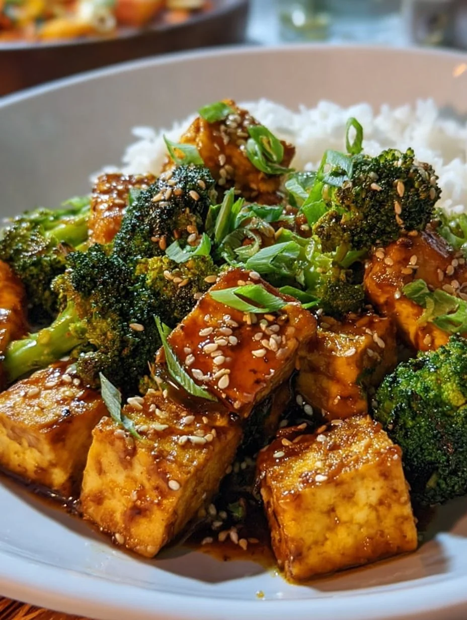Sesam Tofu Brokkoli