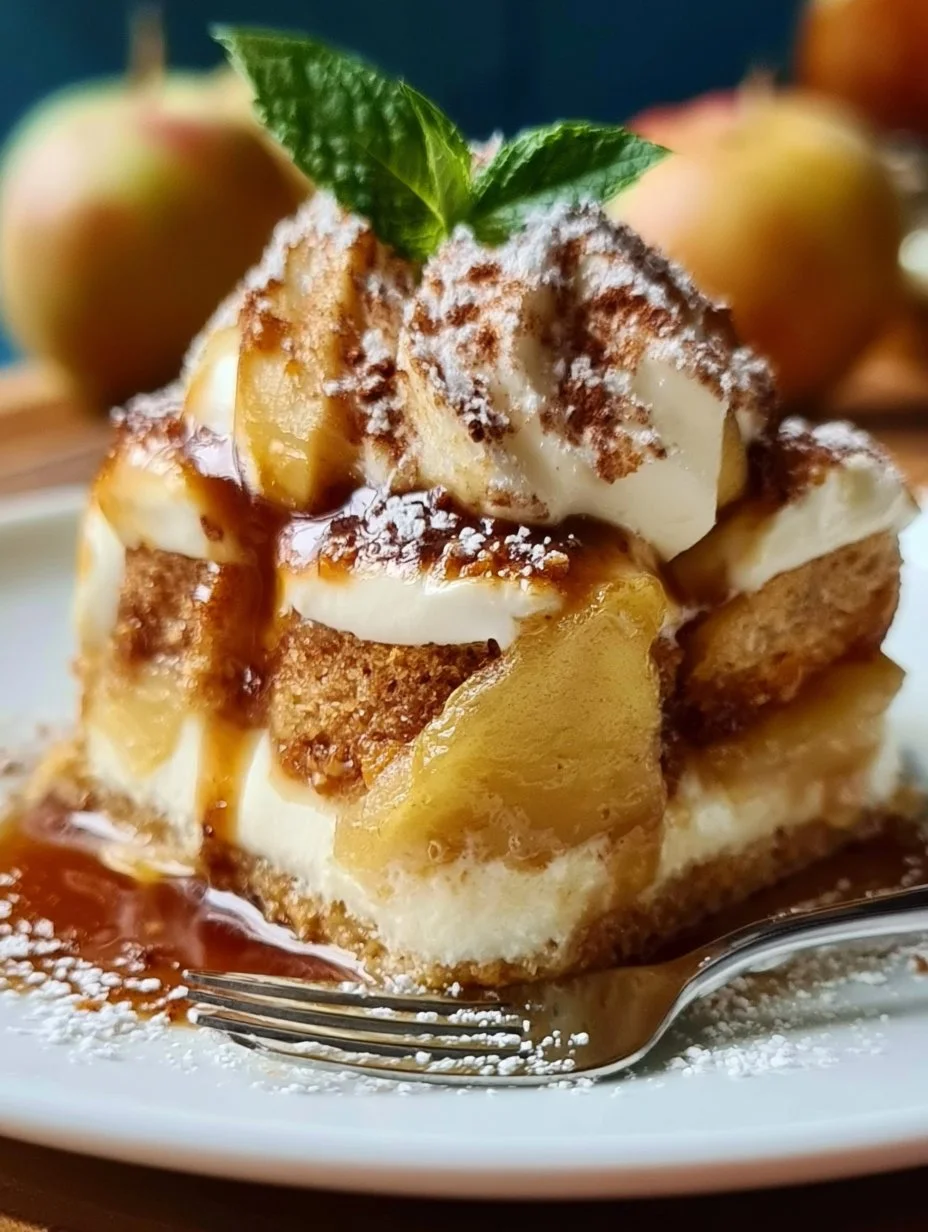 Würziges Bratapfel-Tiramisu