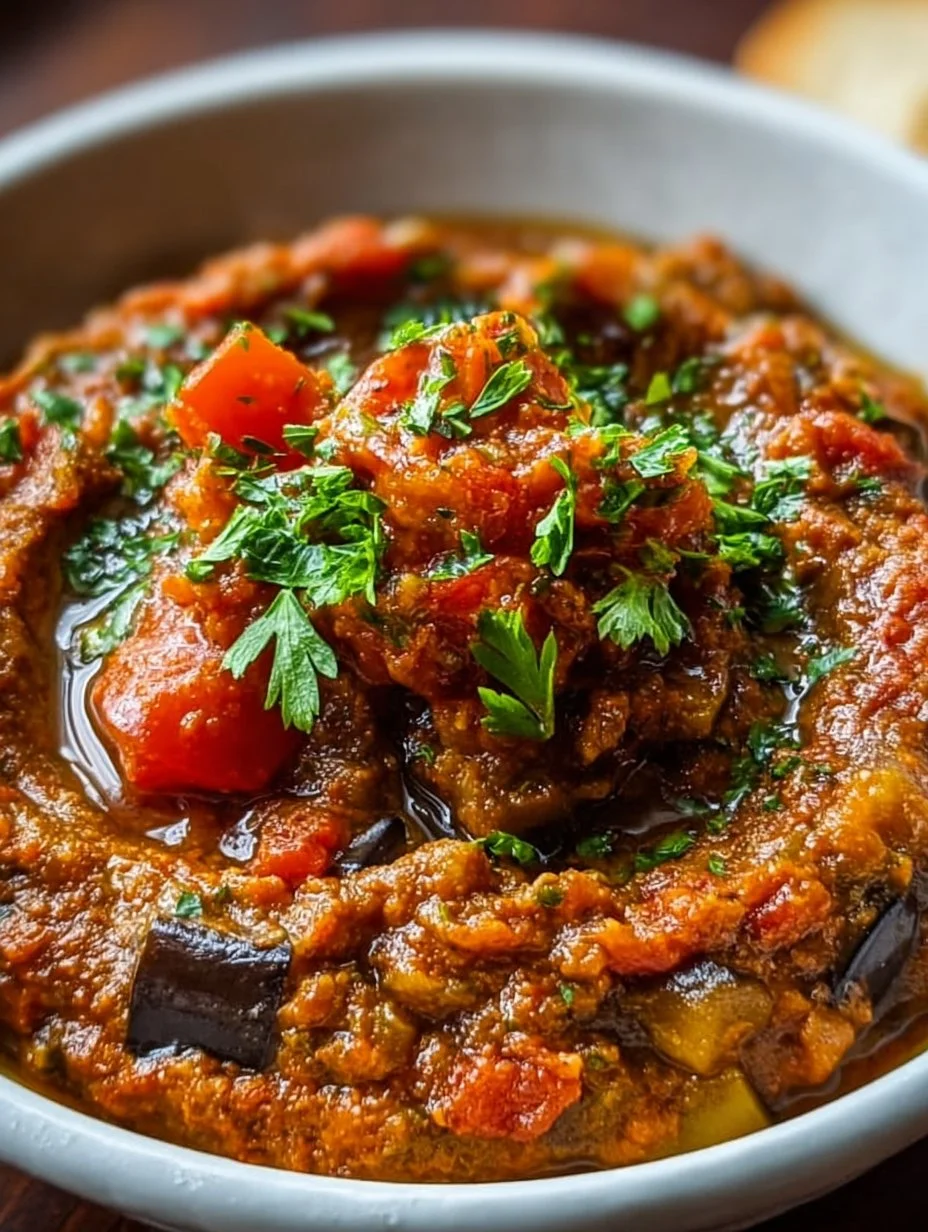 Zaalouk – Marokkanischer Auberginen-Tomaten-Dip