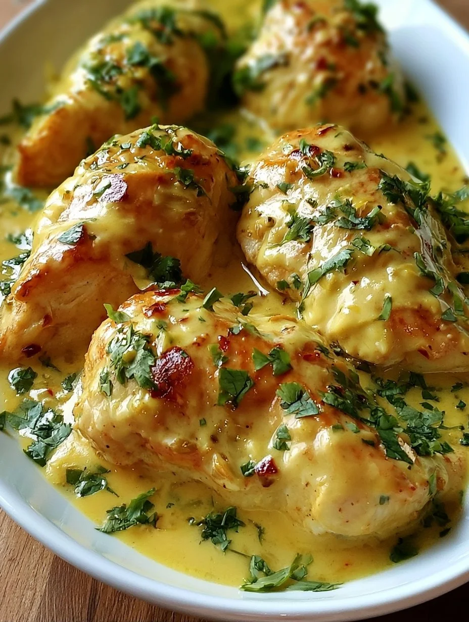Zartes Hähnchen in Kokos-Limetten-Sauce
