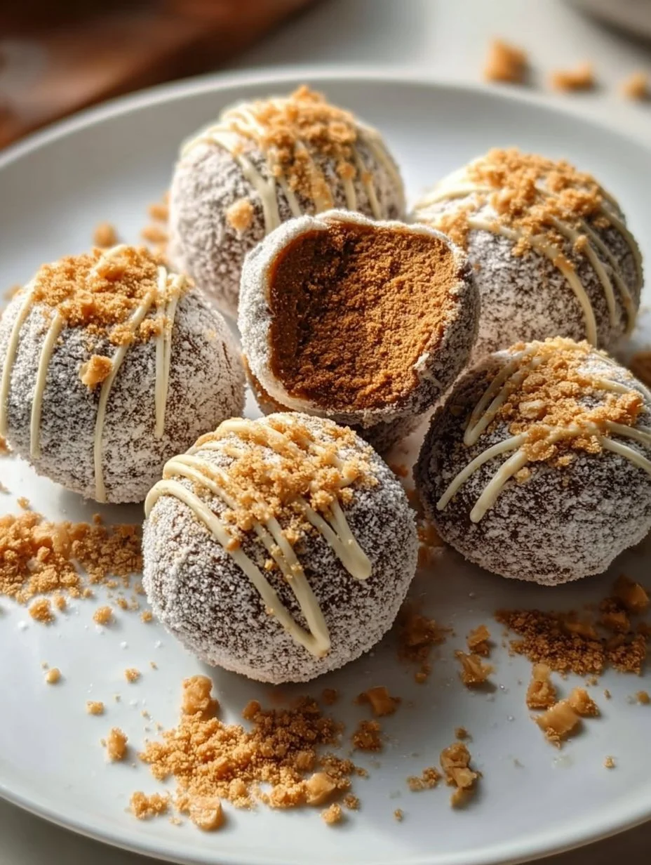 Zuckerfreie Biscoff Trüffel