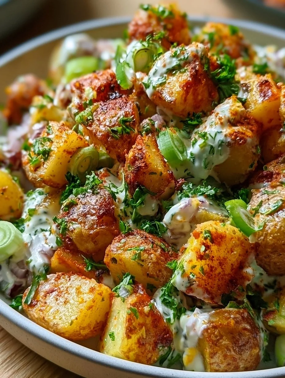 Knuspriger Kartoffelsalat