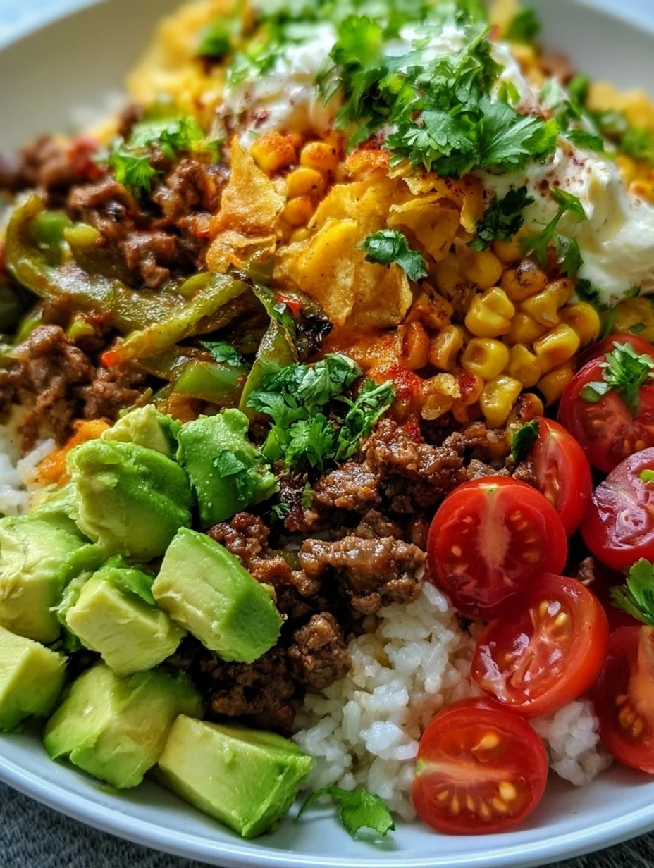 Taco-Reis-Schüssel