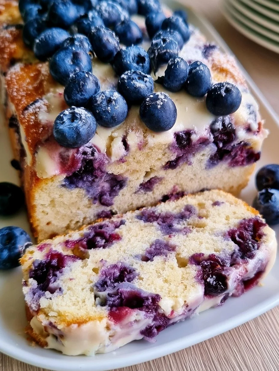 Heidelbeerkuchen mit Joghurt