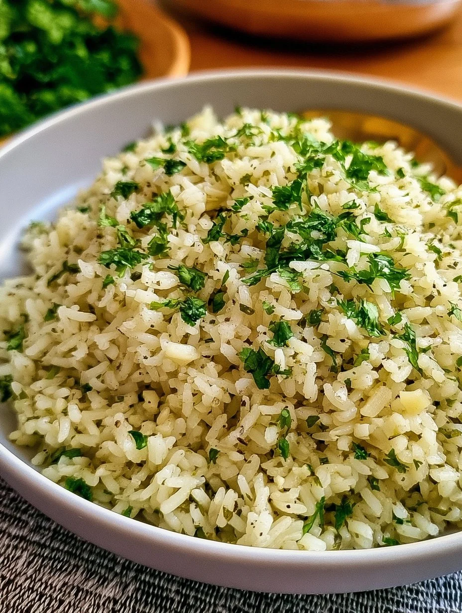 Kräuter-Knoblauch gewürzter Reis – Schnell &amp; Köstlich