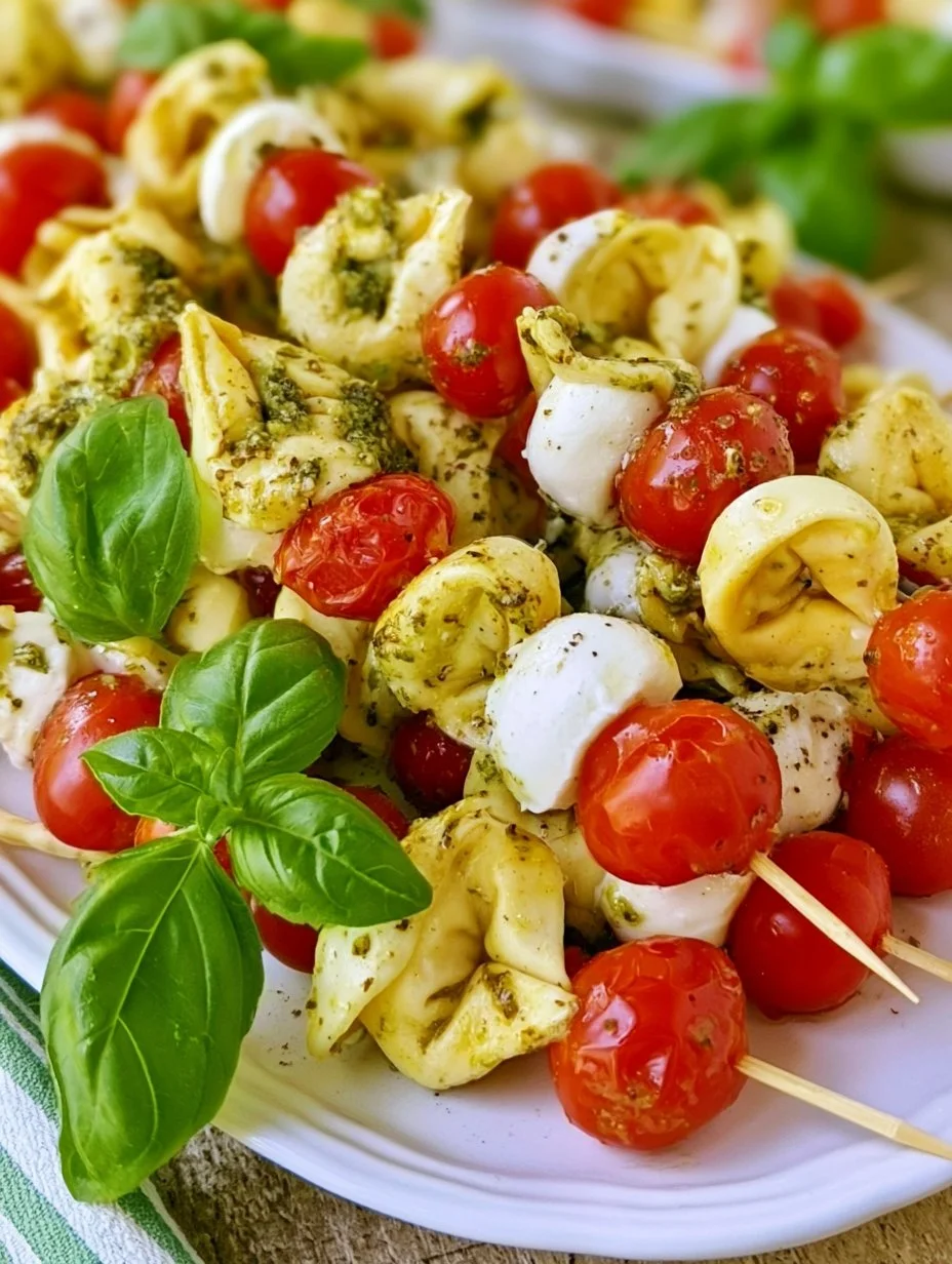 Tortellini-Spieße Tomate Mozzarella – Einfach und lecker