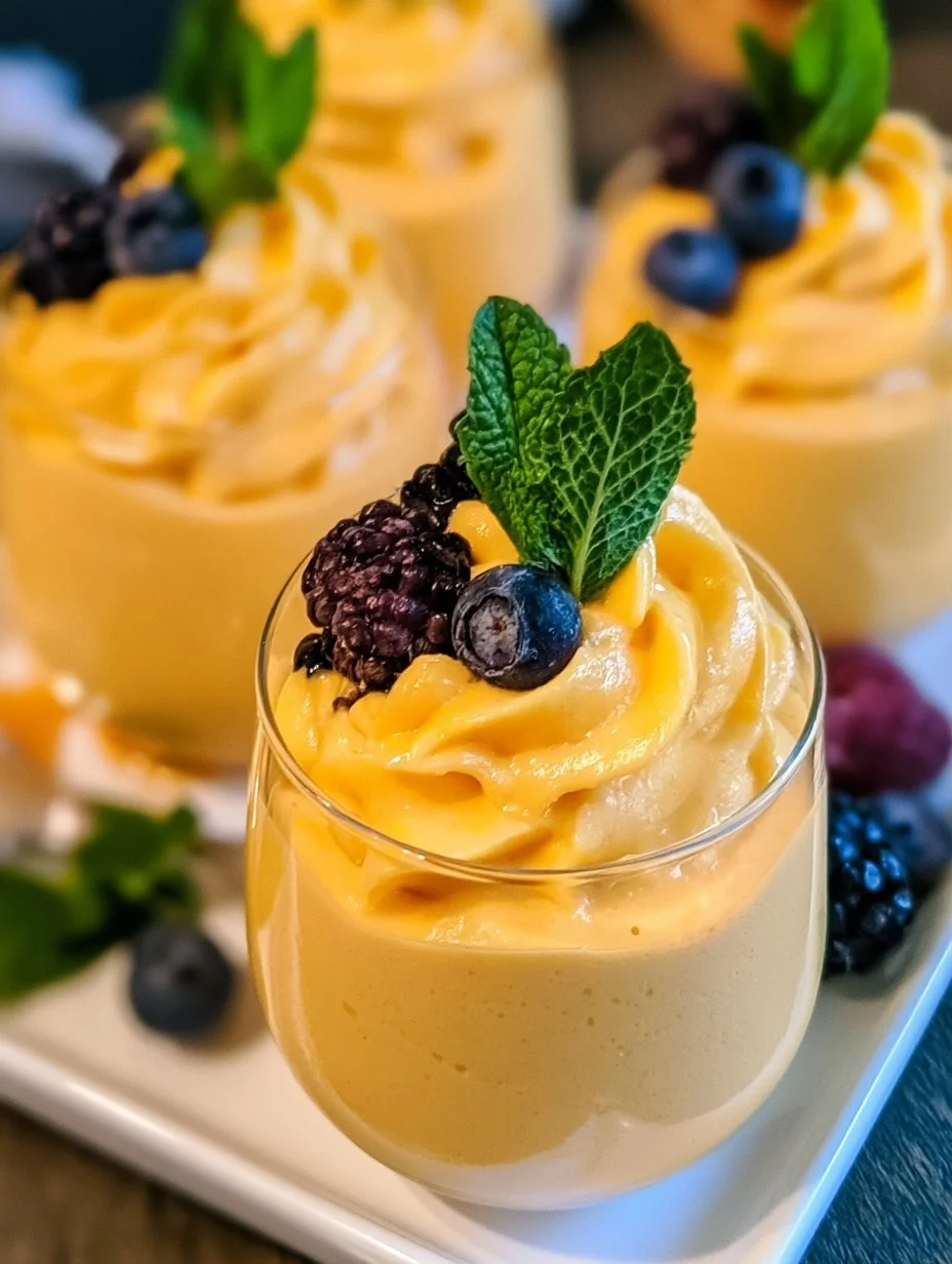 Vegane Mango-Mousse