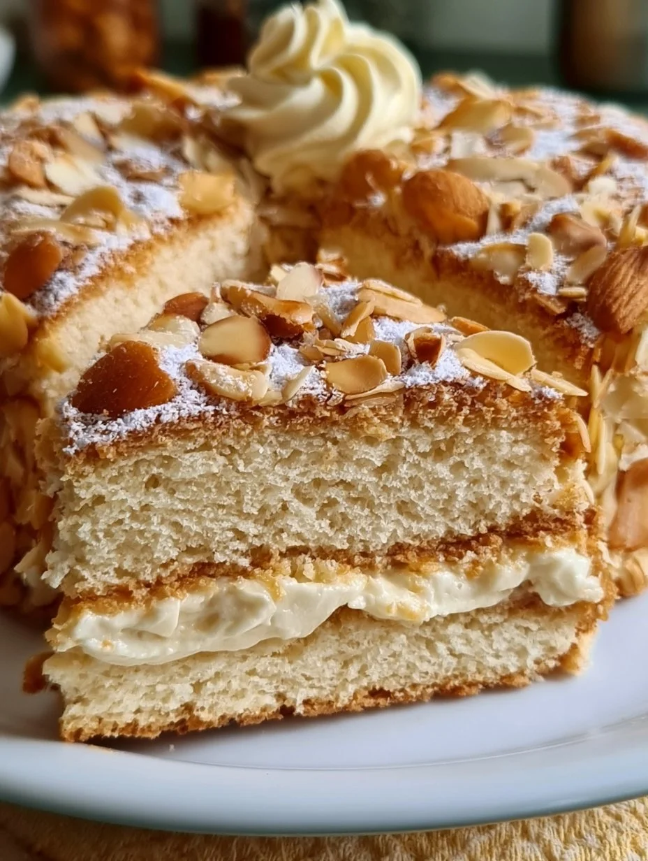 Vegane schwedische Mandeltorte